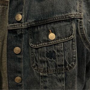 Calvin Klein denim jacket.